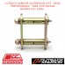 OUTBACK ARMOUR SUSPENSION KITS REAR PERFORMANCE-TRAIL FIT NISSAN NAVARA D22 1999+